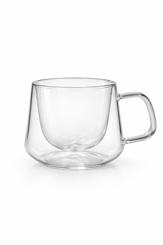 Double Wall Glass Mug – Sukun
